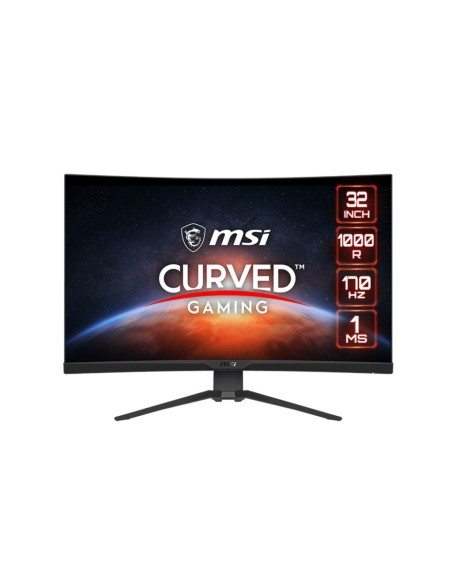 MSI G322CQP Monitor PC 80 cm (31.5") 2560 x 1440 Pixel Wide Quad HD LCD Nero