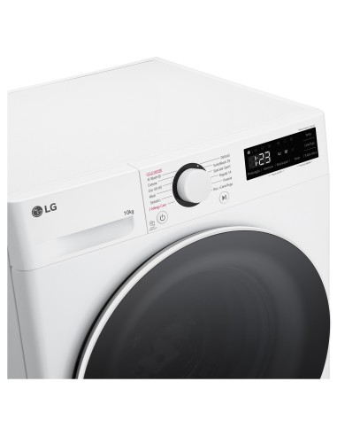 LG F4R5010TSWW Lavatrice 10kg AI DD, Classe A-10%, 1400 giri, TurboWash, Vapore