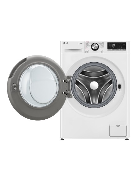 LG F4R7011TSWC Lavatrice 11kg AI DD, Classe A-10%, 1400 giri, TurboWash, Vapore