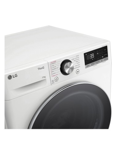 LG F4R7011TSWC Lavatrice 11kg AI DD, Classe A-10%, 1400 giri, TurboWash, Vapore