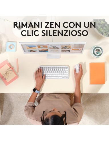 Logitech Lift for Mac mouse Mano destra RF senza fili + Bluetooth Ottico 4000 DPI