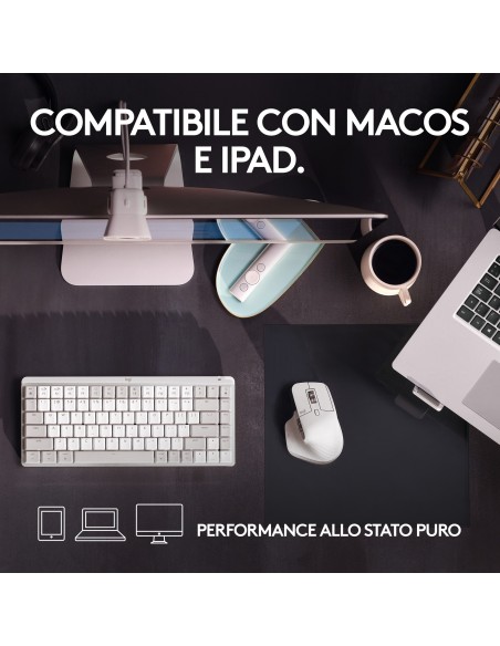 Logitech MX Master 3S for Mac mouse Mano destra Bluetooth Laser 8000 DPI