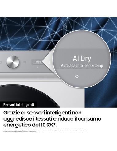 Samsung Asciugatrice BESPOKE AI™ SilentDry 9Kg DV90BB9445GB