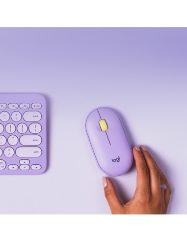 Logitech Pebble M350 mouse Ambidestro RF senza fili + Bluetooth Ottico 1000 DPI