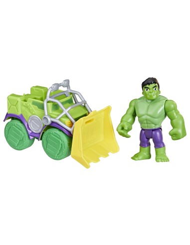 Marvel , Spidey e I Suoi Fantastici Amici, set Hulk Smash Truck, action figure, veicolo e accessorio