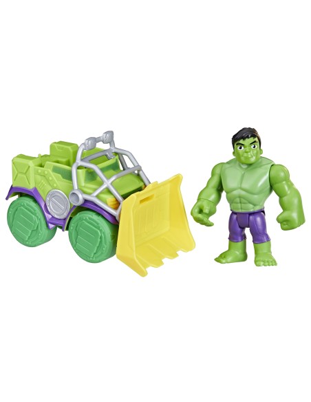 Marvel , Spidey e I Suoi Fantastici Amici, set Hulk Smash Truck, action figure, veicolo e accessorio