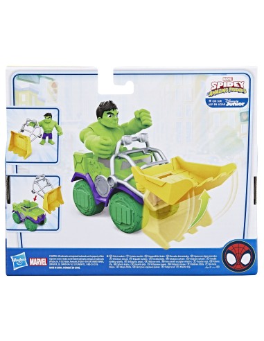 Marvel , Spidey e I Suoi Fantastici Amici, set Hulk Smash Truck, action figure, veicolo e accessorio
