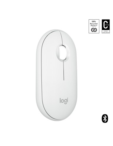 Logitech Pebble 2 M350s mouse Ambidestro RF senza fili + Bluetooth Ottico 4000 DPI