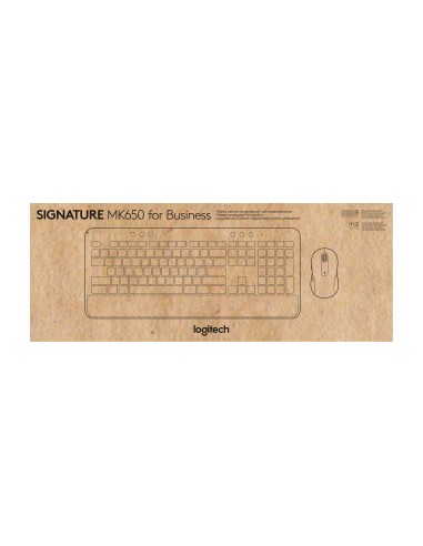 Logitech Signature MK650 Combo For Business tastiera Mouse incluso Bluetooth QWERTY Italiano Grafite