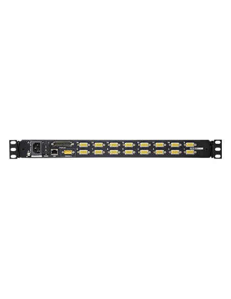 ATEN Switch KVM over IP LCD PS 2-USB VGA a binario singolo a 16 porte per 1 accesso condiviso locale remoto