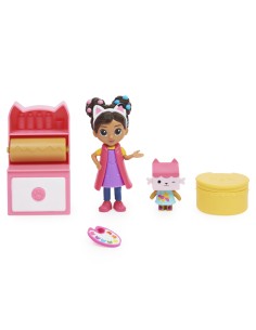 Gabby's Dollhouse , Mini set Studio d’arte, con Gabby e Baby Scatola, giochi per bambini dai 3 anni in su