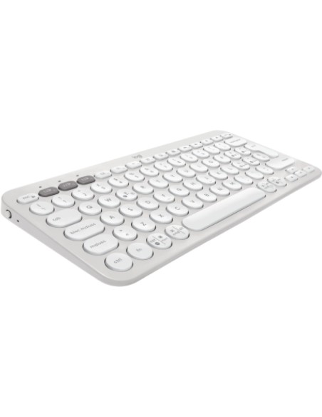 Logitech Pebble Keys 2 K380s tastiera RF senza fili + Bluetooth QWERTY Italiano Bianco