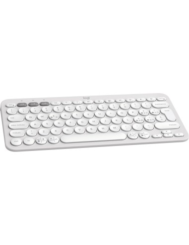 Logitech Pebble Keys 2 K380s tastiera RF senza fili + Bluetooth QWERTY Italiano Bianco