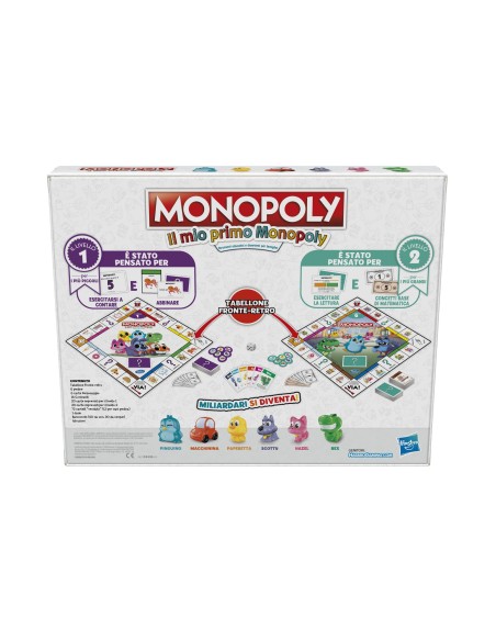 Monopoly - Il Mio Primo , gioco da tavolo per famiglie, per bambini dai 4 anni in su