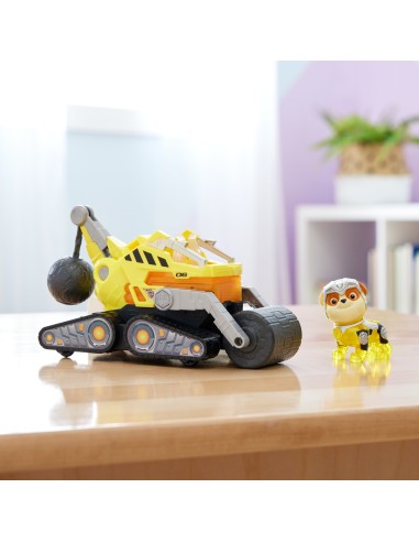 PAW Patrol , Bulldozer di Rubble Tematizzato   Il Super Film, con Luci e Suoni, Giochi per Bambini e Bambine, 3+ anni