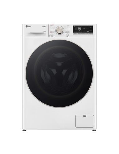 LG D4R7011TSWG Lavasciuga 11 6kg AI DD, Classe D, 1400 giri, TurboWash 360, Vapore, Wi-Fi