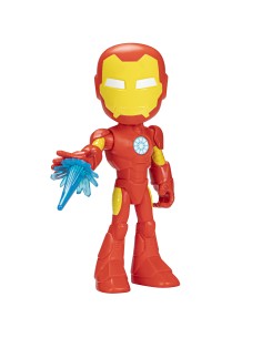 Marvel Spidey e I Suoi Fantastici Amici - Mega Iron Man, action figure da 22,5 cm, giocattolo prescolare, per bambini dai 3 2