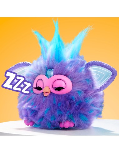 Furby Viola, giocattolo di peluche, con attivazione vocale, 15 accessori di moda, giocattoli interattivi, dai 6 anni in su