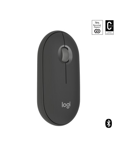 Logitech Pebble 2 M350s mouse Ambidestro RF senza fili + Bluetooth Ottico 4000 DPI