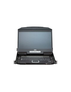 ATEN Switch KVM LCD widescreen a due binari multi visualizzazione USB HDMI a 4 porte