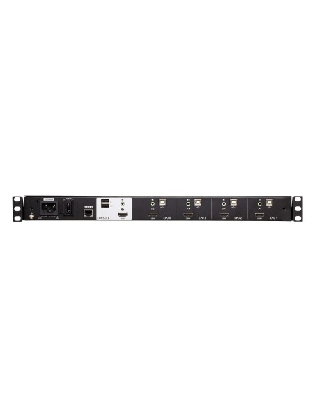ATEN Switch KVM LCD widescreen a due binari multi visualizzazione USB HDMI a 4 porte