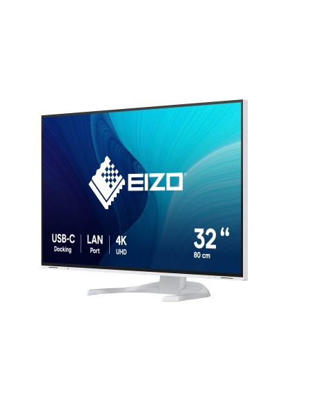 EIZO FlexScan EV3240X-WT Monitor PC 80 cm (31.5") 3840 x 2160 Pixel 4K Ultra HD LCD Bianco