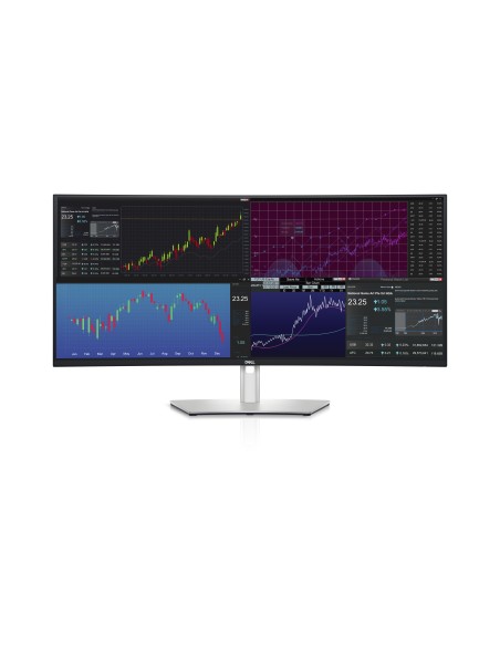 DELL UltraSharp U3824DW LED display 95,2 cm (37.5") 3840 x 1600 Pixel Wide Quad HD+ LCD Nero, Argento