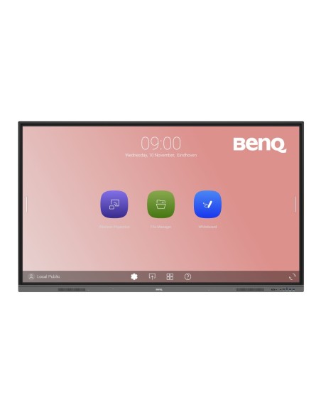 BenQ RE8603 Pannello piatto interattivo 2,18 m (86") LED 400 cd m² 4K Ultra HD Nero Touch screen Processore integrato Android