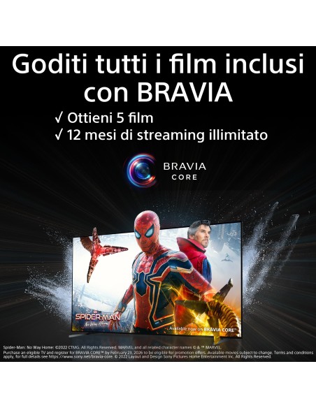Sony BRAVIA | KD-43X75WL | LED | 4K HDR | Google TV | ECO PACK | BRAVIA CORE | Narrow Bezel Design