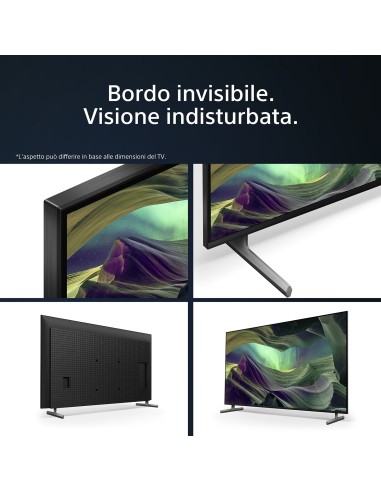 Sony BRAVIA | KD-55X85L | Full Array LED | 4K HDR | Google TV | ECO PACK | BRAVIA CORE | Seamless Edge Design