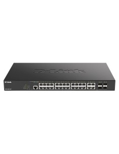 D-Link DGS-2000-28P switch di rete Gestito L2 L3 Gigabit Ethernet (10 100 1000) Supporto Power over Ethernet (PoE) 1U Nero