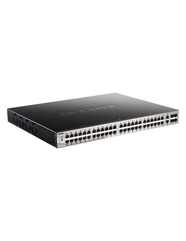 D-Link DGS-3130-54PS E switch di rete Gestito L3 Gigabit Ethernet (10 100 1000) Supporto Power over Ethernet (PoE) Grigio