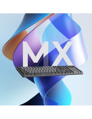 Logitech MX Mechanical tastiera RF senza fili + Bluetooth QWERTY US International Grafite, Grigio