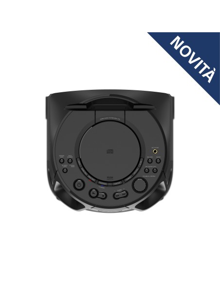 Sony MHC-V13 - Altoparlante Bluetooth All in One con JET BASS BOOSTER, Effetti Luminosi, Lettore CD, USB, Nero