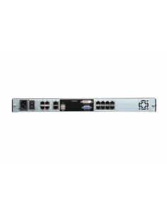 ATEN Switch KVM over IP LCD a due binari Multi-Interface Cat 5 a 8 porte per 1 accesso locale remoto 2
