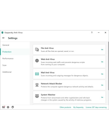 Kaspersky Anti-Virus Sicurezza antivirus Full 1 licenza e 1 anno i