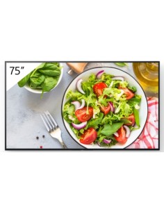 Sony FW-75BZ35L visualizzatore di messaggi Pannello piatto per segnaletica digitale 190,5 cm (75") LCD Wi-Fi 550 cd m² 4K Ultra