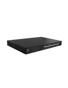 LevelOne GEP-2821 switch di rete Non gestito Gigabit Ethernet (10 100 1000) Supporto Power over Ethernet (PoE) 1U Nero