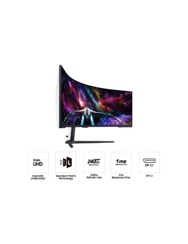 Samsung Odyssey Monitor Gaming Neo G9 da 57'' Dual UHD