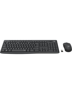 Logitech MK295 Silent Wireless Combo tastiera Mouse incluso USB QWERTY Inglese Grafite 2