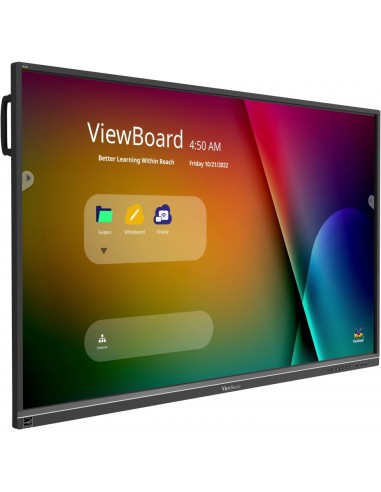 Viewsonic IFP6550-5 lavagna interattiva 165,1 cm (65") 3840 x 2160 Pixel Touch screen Nero HDMI