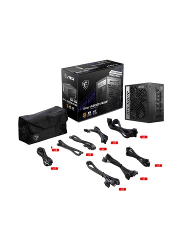 MSI MPG A1000G PCIE5 alimentatore per computer 1000 W 20+4 pin ATX ATX Nero