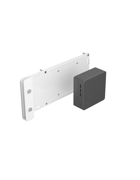 Logitech Compute Mount Supporto per CPU montata su supporto monitor Bianco