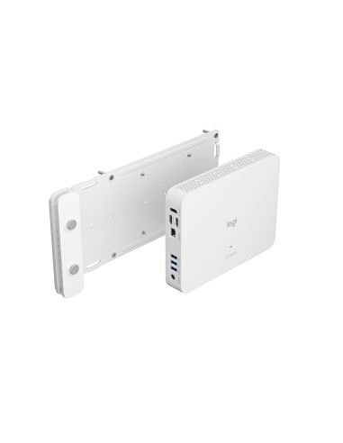 Logitech Compute Mount Supporto per CPU montata su supporto monitor Bianco