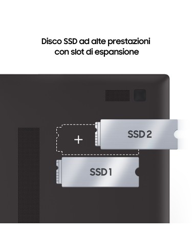 Samsung Galaxy Book2 Laptop, Processore Intel Core i5 di dodicesima generazione, 15.6 Pollici, Windows 11 Home, 8GB RAM, SSD
