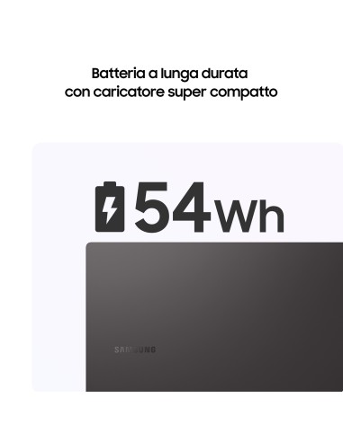 Samsung Galaxy Book2 Laptop, Processore Intel Core i5 di dodicesima generazione, 15.6 Pollici, Windows 11 Home, 8GB RAM, SSD