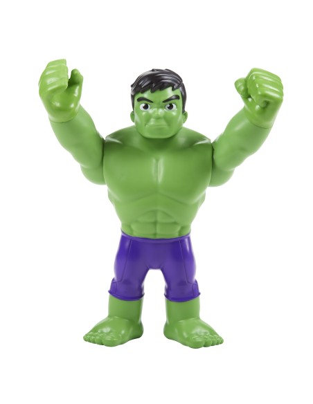 Marvel Spidey e i Suoi Fantastici Amici - Action figure di Supersized Hulk, giocattolo per età prescolare dai 3 anni in su