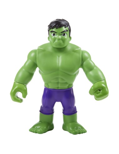 Marvel Spidey e i Suoi Fantastici Amici - Action figure di Supersized Hulk, giocattolo per età prescolare dai 3 anni in su