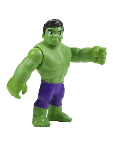 Marvel Spidey e i Suoi Fantastici Amici - Action figure di Supersized Hulk, giocattolo per età prescolare dai 3 anni in su