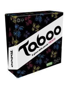 Hasbro Gaming Taboo, gioco da tavolo, giochi con parole da indovinare per adulti e adolescenti dai 13 anni in su, giochi per le 2